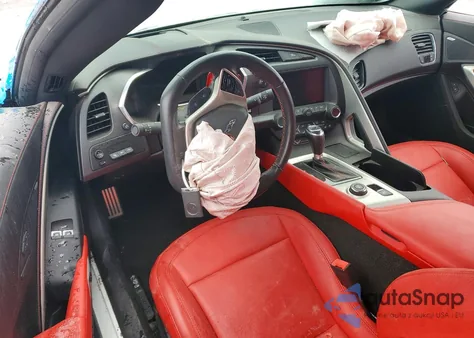 2017 Chevrolet Corvette Stingray Z51 2Lt z USA, uszkodzony, nr VIN 1G1YK2D71H5116542